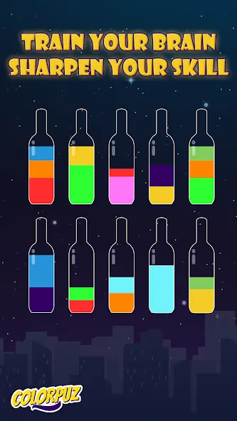 Скачать взломанную Colorpuz — Water Sort Puzzle (Колорпаз)  [МОД Меню] — стабильная версия apk на Андроид screen 2