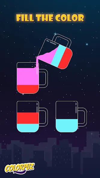 Скачать взломанную Colorpuz — Water Sort Puzzle (Колорпаз)  [МОД Меню] — стабильная версия apk на Андроид screen 5