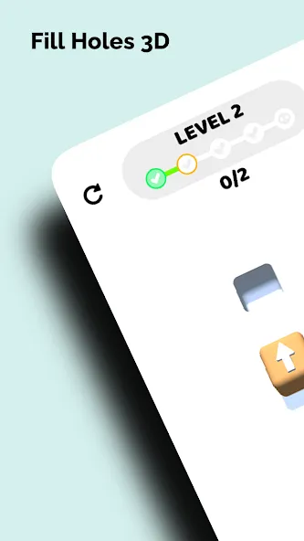 Взломанная Fill Holes 3D (Фил Хоулс 3Д)  [МОД Все открыто] — стабильная версия apk на Андроид screen 1