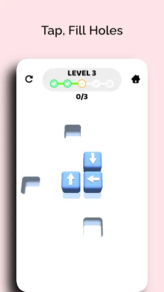 Взломанная Fill Holes 3D (Фил Хоулс 3Д)  [МОД Все открыто] — стабильная версия apk на Андроид screen 3