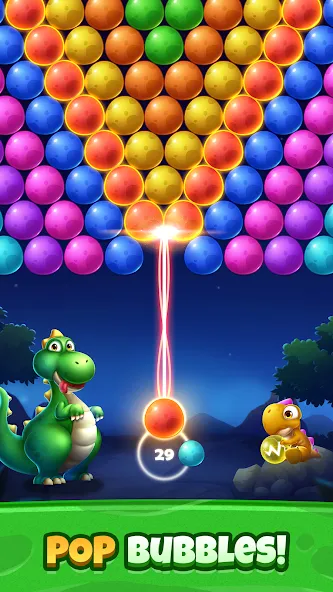 Скачать взлом Bubble Shooter Primitive Eggs (Бабл Шутер Примитивные Яйца)  [МОД Бесконечные монеты] — последняя версия apk на Андроид screen 2