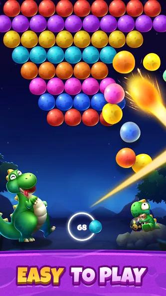 Скачать взлом Bubble Shooter Primitive Eggs (Бабл Шутер Примитивные Яйца)  [МОД Бесконечные монеты] — последняя версия apk на Андроид screen 4