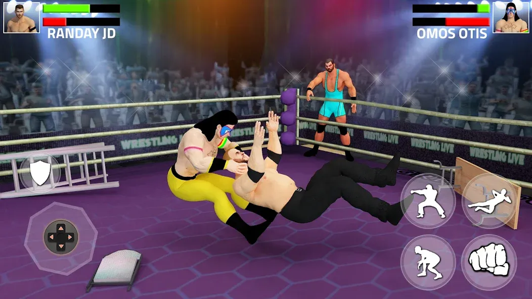 Взломанная Tag Team Wrestling Game (Таг Тим Реслинг Гейм)  [МОД Бесконечные деньги] — полная версия apk на Андроид screen 4