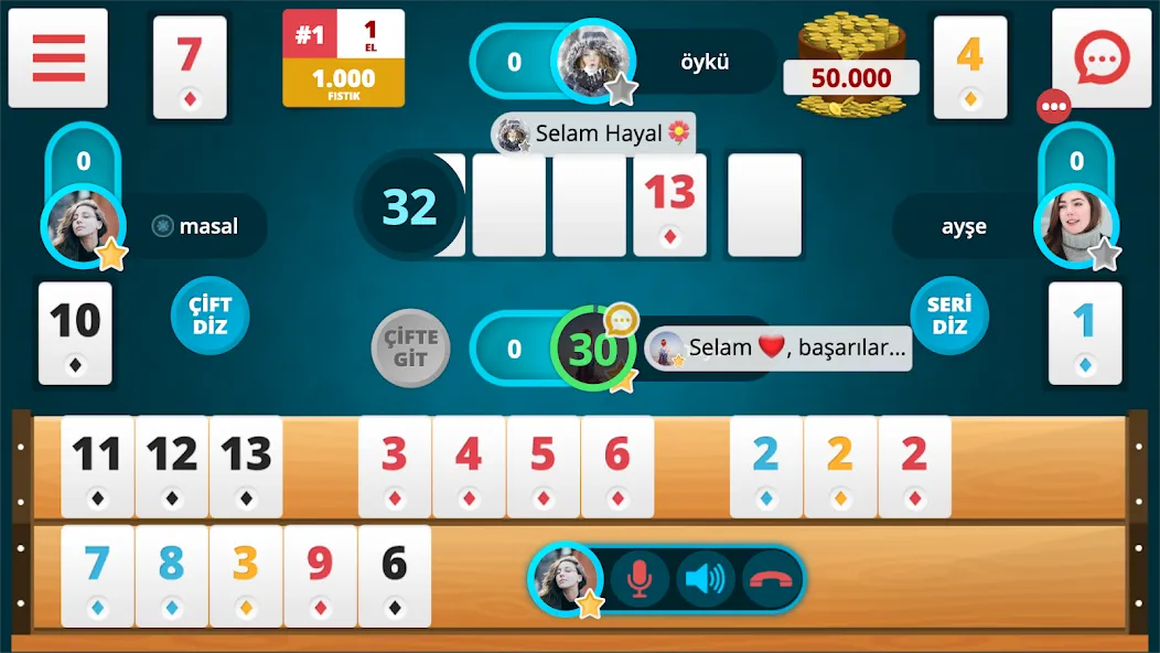 Взломанная Okey Online (Окей Онлайн)  [МОД Unlimited Money] — последняя версия apk на Андроид screen 1
