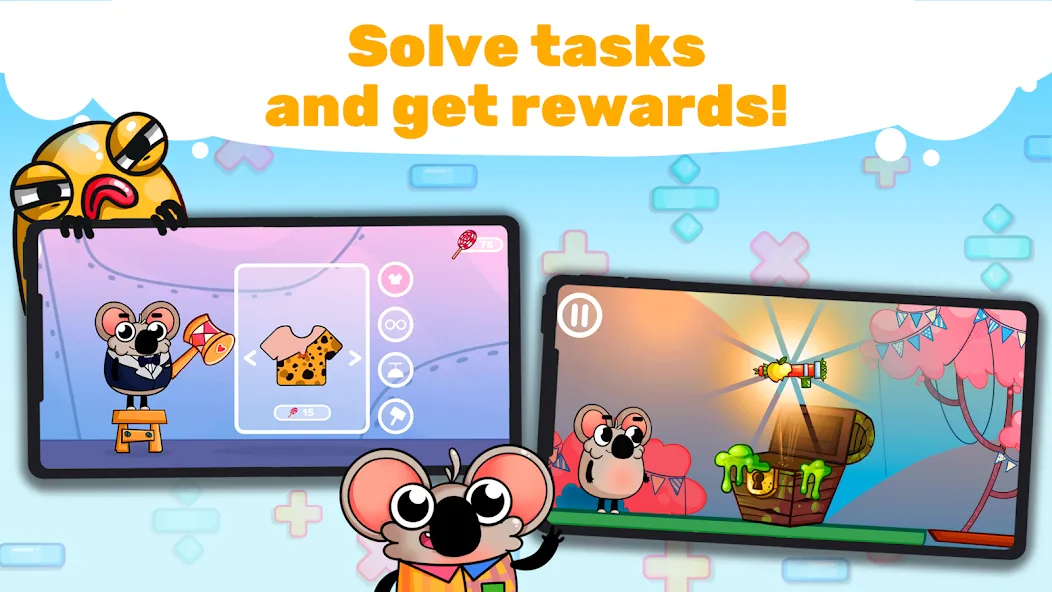 Скачать взломанную Fun Math Facts: Games for Kids  [МОД Бесконечные монеты] — стабильная версия apk на Андроид screen 4