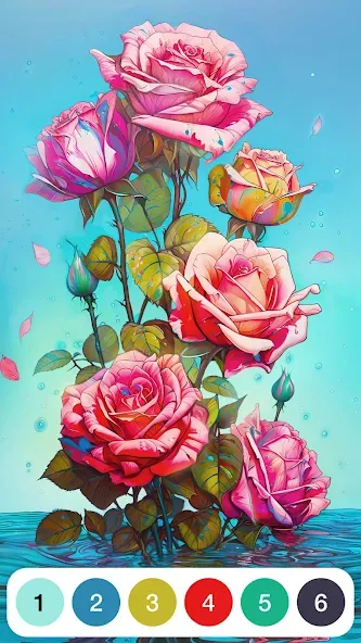 Скачать взломанную Paint by Number: Coloring Game  [МОД Unlocked] — последняя версия apk на Андроид screen 1