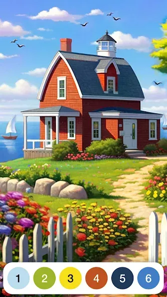 Скачать взломанную Paint by Number: Coloring Game  [МОД Unlocked] — последняя версия apk на Андроид screen 4