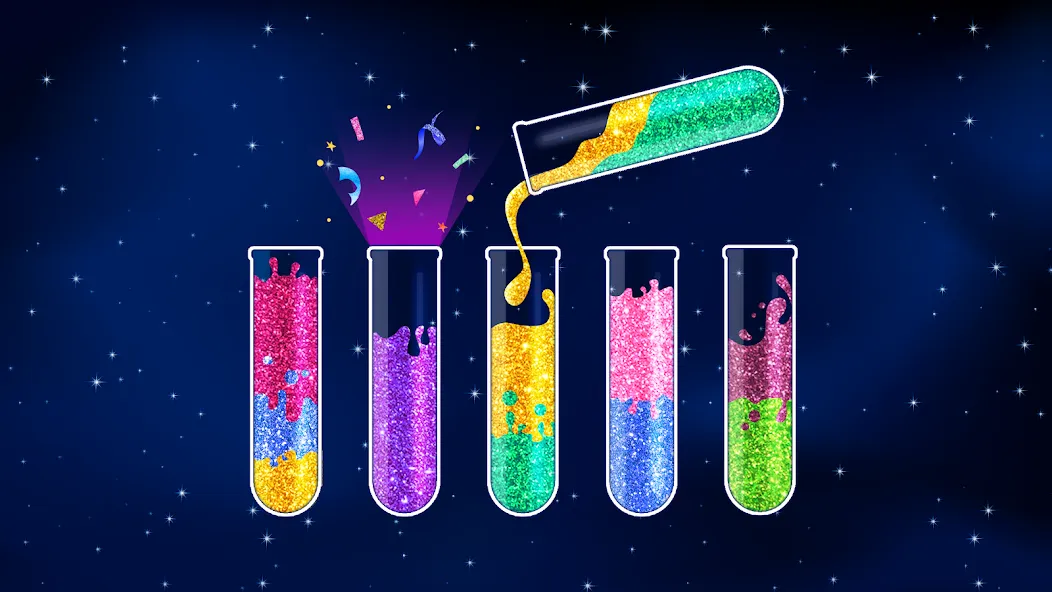 Взлом Water Sort Puzzle — Color Game (Уотер Сорт Пазл)  [МОД Бесконечные деньги] — полная версия apk на Андроид screen 1
