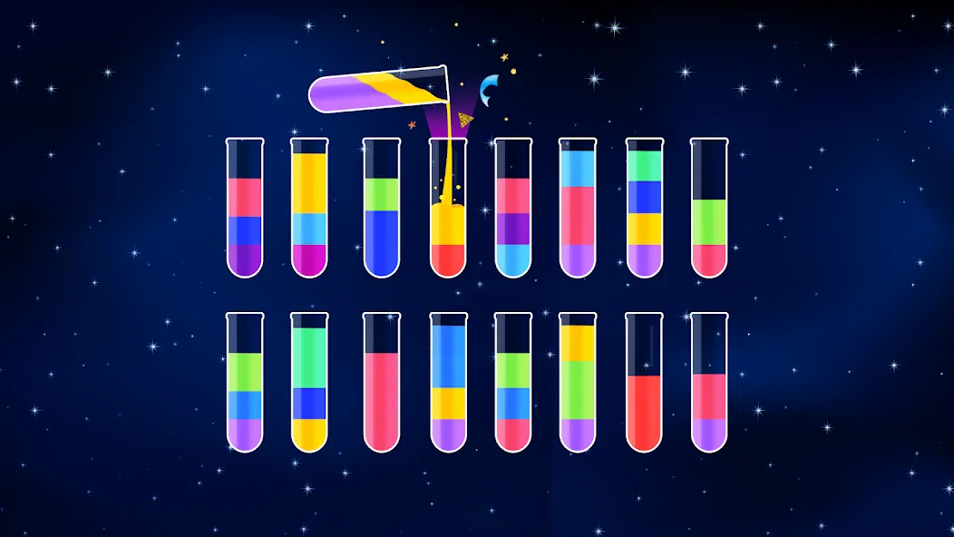 Взлом Water Sort Puzzle — Color Game (Уотер Сорт Пазл)  [МОД Бесконечные деньги] — полная версия apk на Андроид screen 2
