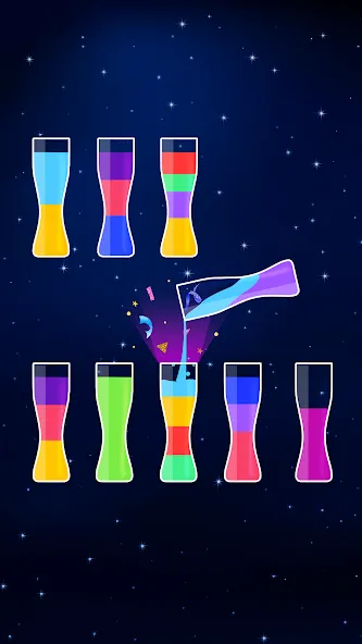 Взлом Water Sort Puzzle — Color Game (Уотер Сорт Пазл)  [МОД Бесконечные деньги] — полная версия apk на Андроид screen 4