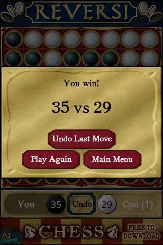 Взломанная Reversi (Реверси)  [МОД Меню] — последняя версия apk на Андроид screen 5