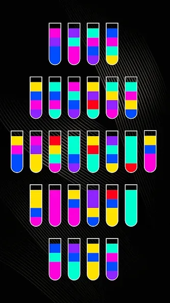 Взломанная SortPuz 3D: Water Color Sort (СортПаз 3Д)  [МОД Меню] — полная версия apk на Андроид screen 5