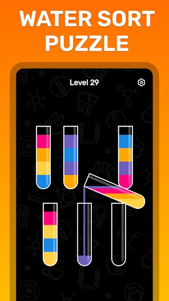 Взломанная Water Sort Puzzle Color Game  [МОД Все открыто] — полная версия apk на Андроид screen 3