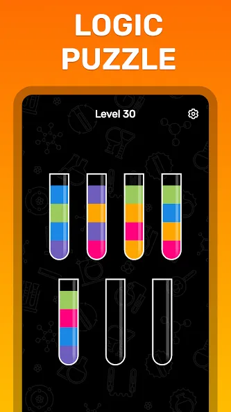 Взломанная Water Sort Puzzle Color Game  [МОД Все открыто] — полная версия apk на Андроид screen 4