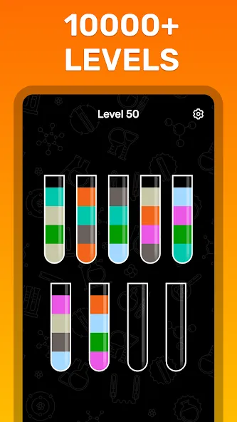 Взломанная Water Sort Puzzle Color Game  [МОД Все открыто] — полная версия apk на Андроид screen 5