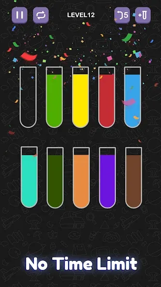 Взлом Water Sort Puzzle — Sort Color  [МОД Все открыто] — стабильная версия apk на Андроид screen 5