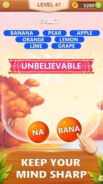 Скачать взлом Word Bubble Puzzle — Word Game  [МОД Бесконечные монеты] — полная версия apk на Андроид screen 3