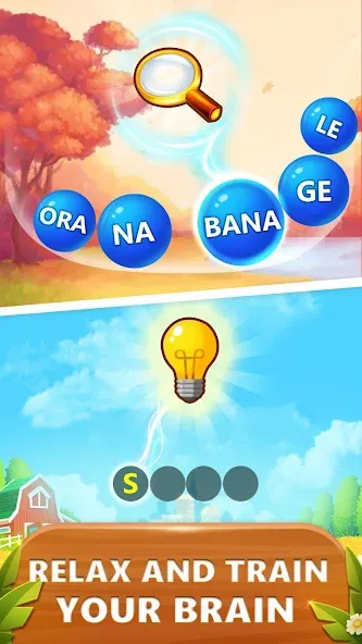 Скачать взлом Word Bubble Puzzle — Word Game  [МОД Бесконечные монеты] — полная версия apk на Андроид screen 4