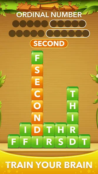 Взломанная Word Heaps -Connect Stack Word  [МОД Mega Pack] — последняя версия apk на Андроид screen 1